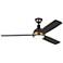 60" Hicks Deep Bronze LED Ceiling Fan