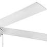 60" Hinkey Croft 5-Blade White Finish LED Pull Chain Ceiling Fan