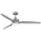 60" Hinkley Artiste Brushed Nickel LED Wet-Rated Smart Ceiling Fan