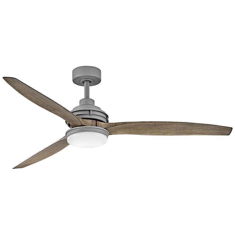Image 2 60" Hinkley Artiste Graphite LED Wet-Rated Smart Ceiling Fan