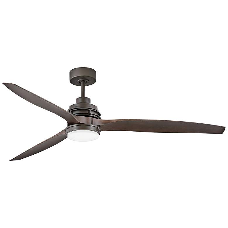 Image 2 60" Hinkley Artiste Matte Bronze LED Wet-Rated Smart Ceiling Fan