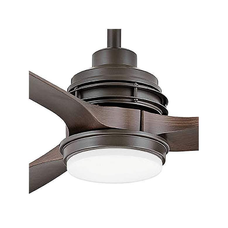 Image 3 60" Hinkley Artiste Matte Bronze LED Wet-Rated Smart Ceiling Fan more views