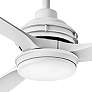 60" Hinkley Artiste Matte White LED Wet-Rated Smart Ceiling Fan