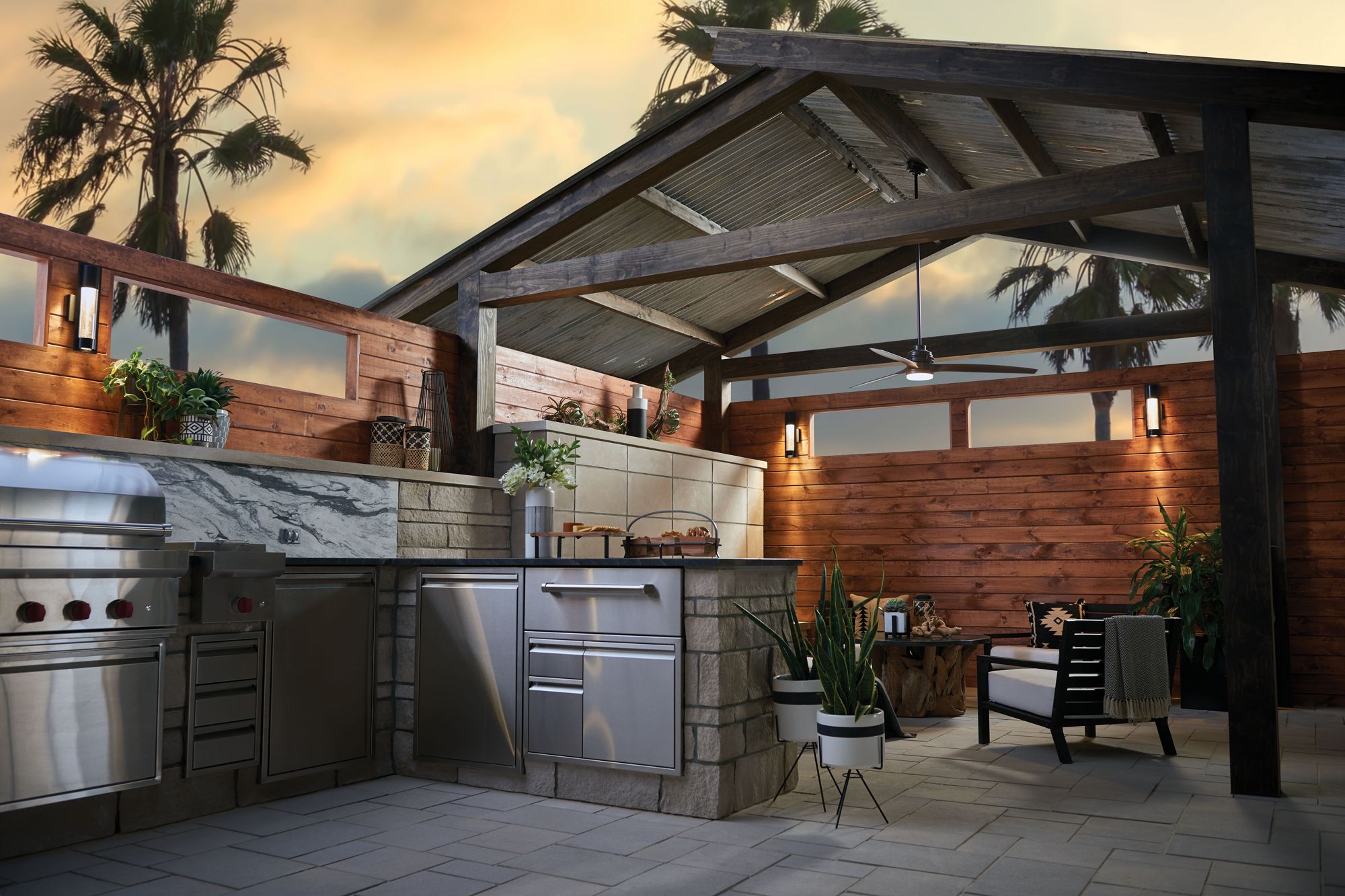 Image 6 60" Hinkley Artiste Matte White LED Wet-Rated Smart Ceiling Fan more views