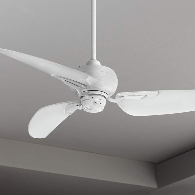 Image 1 60" Hinkley Bimini Appliance White Wet-Rated Ceiling Fan with Remote