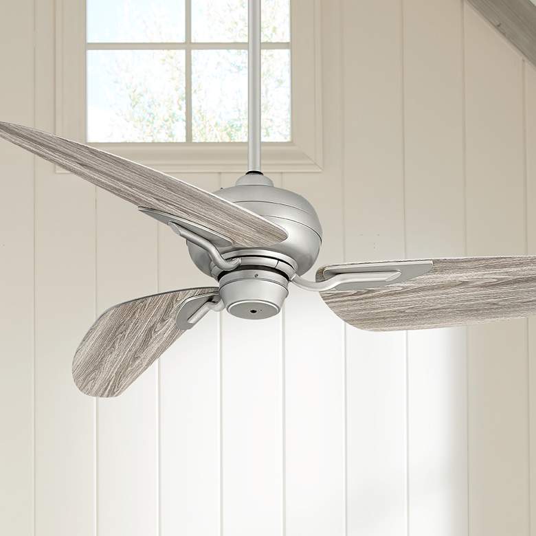 Image 1 60" Hinkley Bimini Brushed Nickel Wet-Rated Ceiling Fan