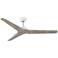 60" Hinkley Chisel Matte White Smart Damp Ceiling Fan with Remote