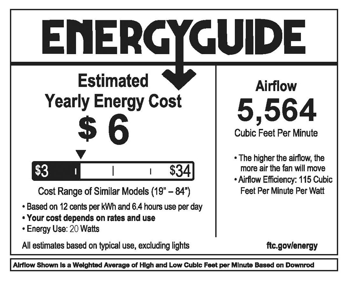 60" Hinkley Chisel Matte White Smart Damp Ceiling Fan with Remote in scene