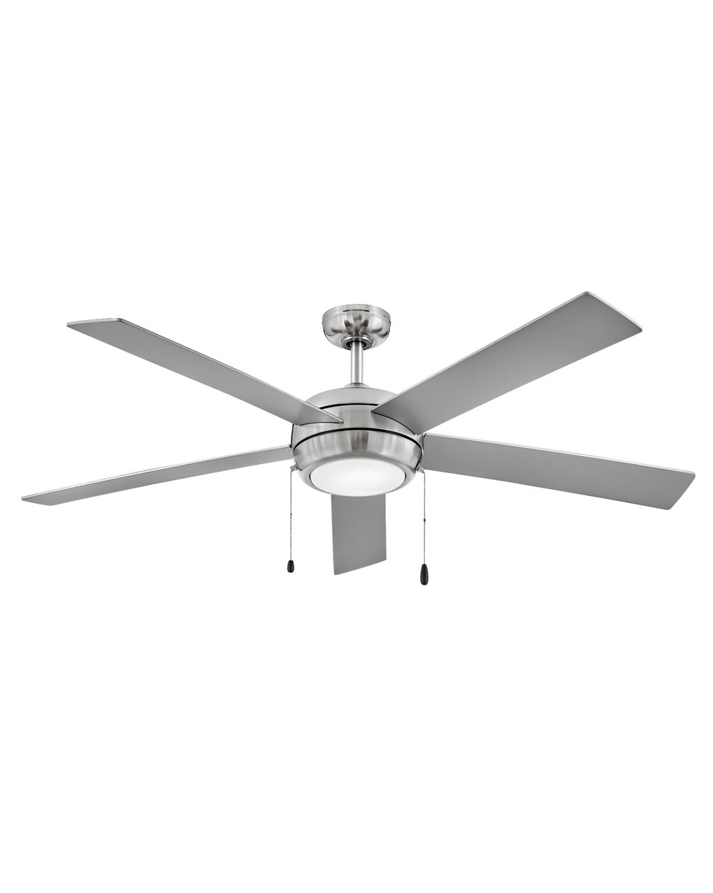 Image 4 60" Hinkley Croft Brushed Nickel Indoor Pull-Chain LED Ceiling Fan more views