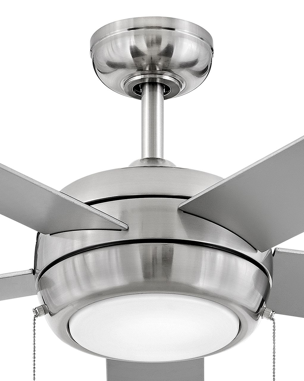 Image 5 60" Hinkley Croft Brushed Nickel Indoor Pull-Chain LED Ceiling Fan more views