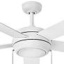2_60" Hinkley Croft Chalk White Indoor Pull-Chain LED Ceiling Fan more views