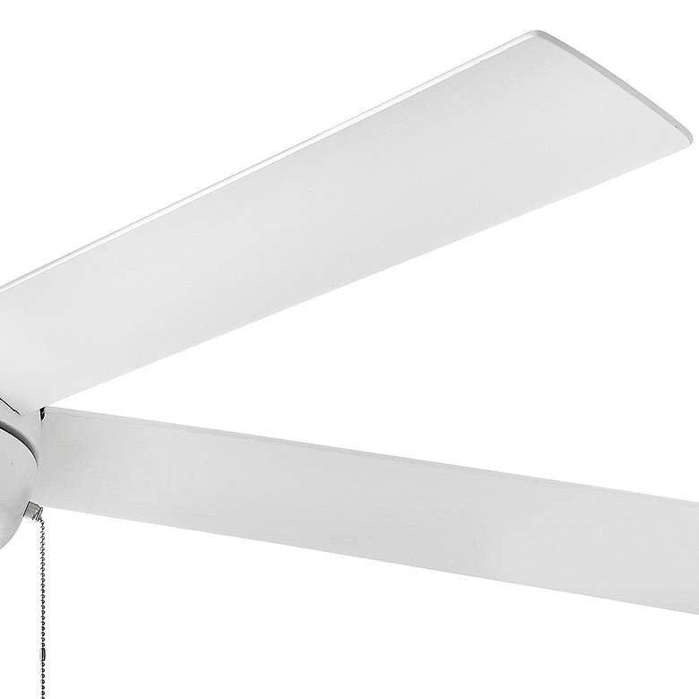 Image 4 60" Hinkley Croft Chalk White Indoor Pull-Chain LED Ceiling Fan more views