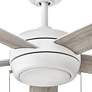 5_60" Hinkley Croft Chalk White Indoor Pull-Chain LED Ceiling Fan more views
