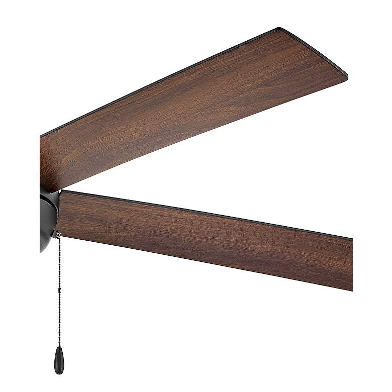Image 6 60" Hinkley Croft Matte Black Indoor Pull-Chain LED Ceiling Fan more views