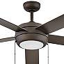 2_60" Hinkley Croft Matte Bronze Indoor Pull-Chain LED Ceiling Fan more views