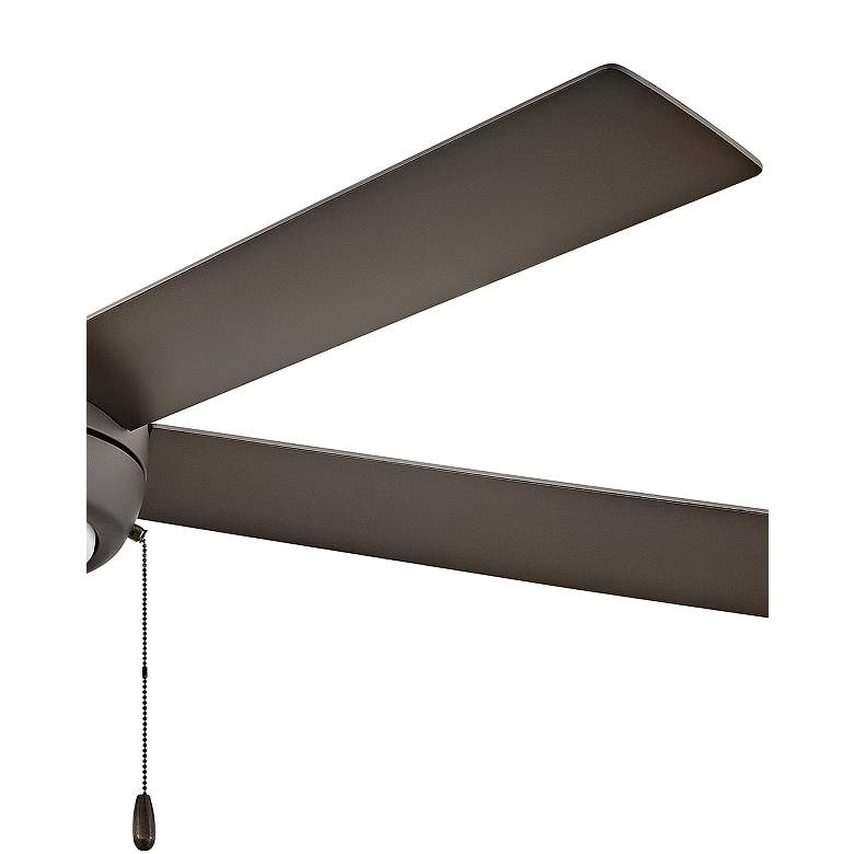 Image 4 60" Hinkley Croft Matte Bronze Indoor Pull-Chain LED Ceiling Fan more views