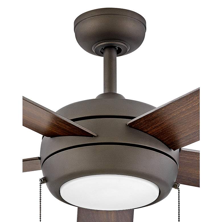Image 6 60" Hinkley Croft Matte Bronze Indoor Pull-Chain LED Ceiling Fan more views