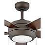 6_60" Hinkley Croft Matte Bronze Indoor Pull-Chain LED Ceiling Fan more views