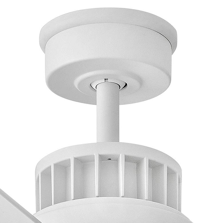 Image 3 60" Hinkley Draftsman Matte White Wet Rated LED Smart Ceiling Fan more views