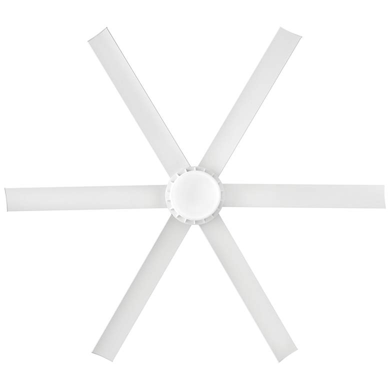 Image 4 60" Hinkley Draftsman Matte White Wet Rated LED Smart Ceiling Fan more views