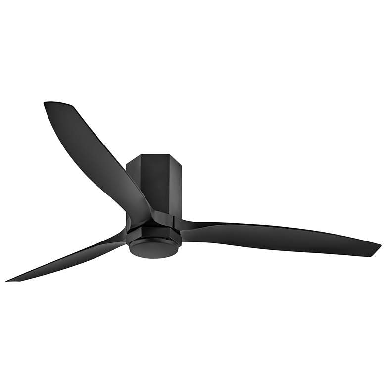 Image 6 60" Hinkley Facet Matte Black LED Smart Ceiling Fan more views