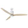 1_60" Hinkley Facet Matte White LED Smart Ceiling Fan