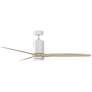 2_60" Hinkley Facet Matte White LED Smart Ceiling Fan more views