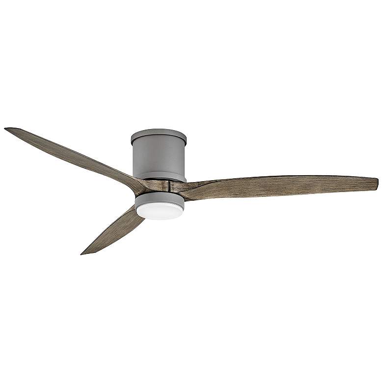 Image 2 60" Hinkley Hover Graphite Wet-Rated LED Hugger Smart Ceiling Fan