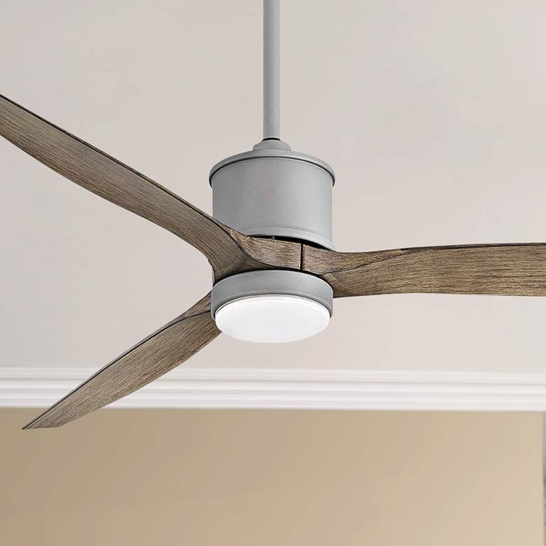 Image 1 60 inch Hinkley Hover Graphite Wet-Rated LED Smart Ceiling Fan