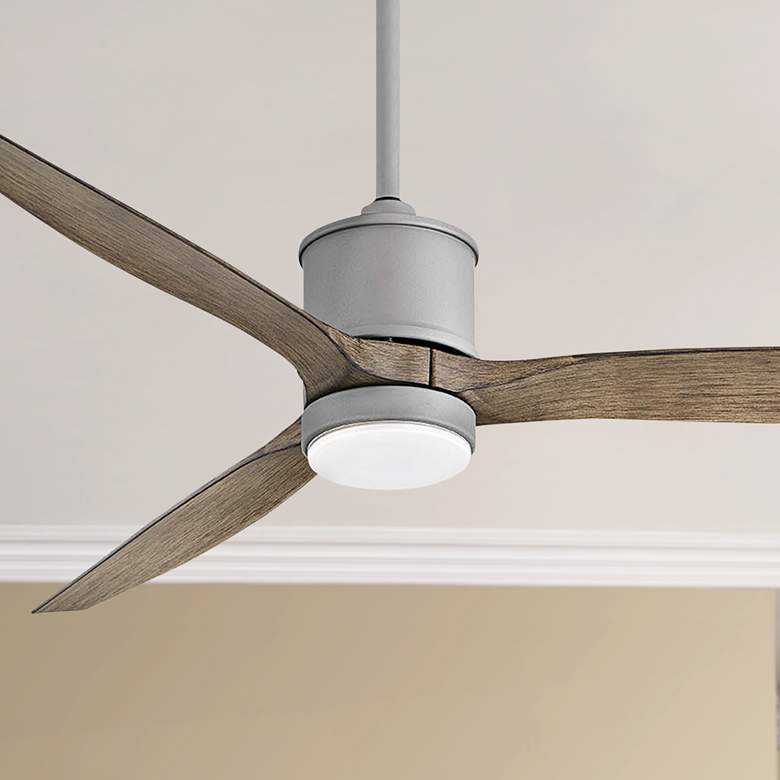 Image 1 60" Hinkley Hover Graphite Wet-Rated LED Smart Ceiling Fan