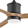 60" Hinkley Hover Matte Black Wet-Rated LED Smart Ceiling Fan