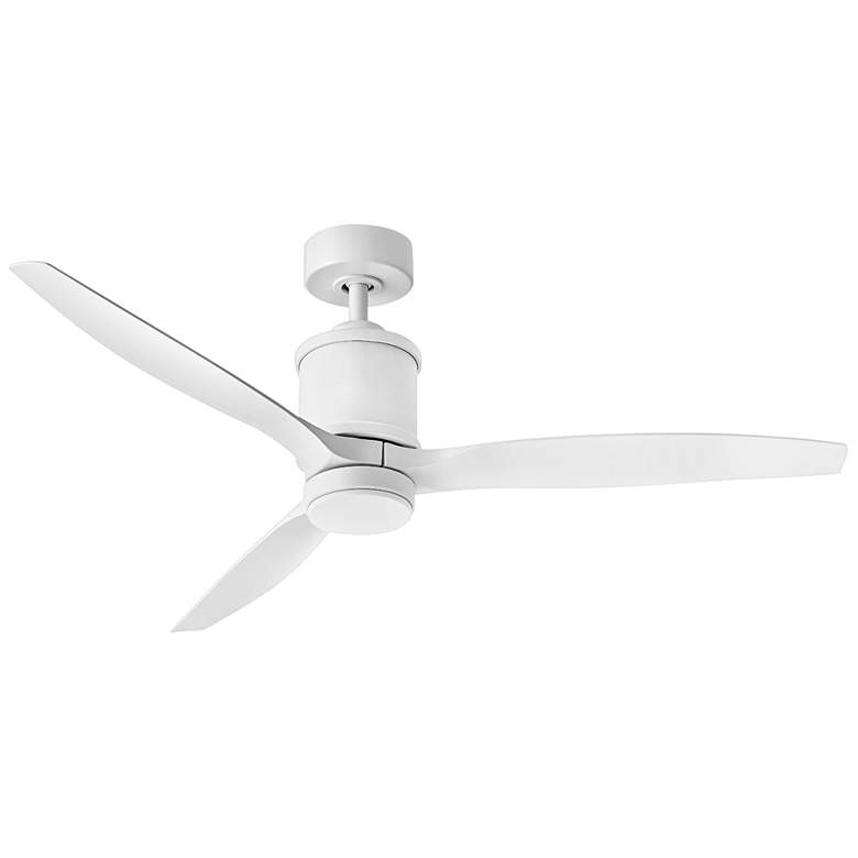 Image 1 60" Hinkley Hover Matte White Wet-Rated LED Smart Ceiling Fan