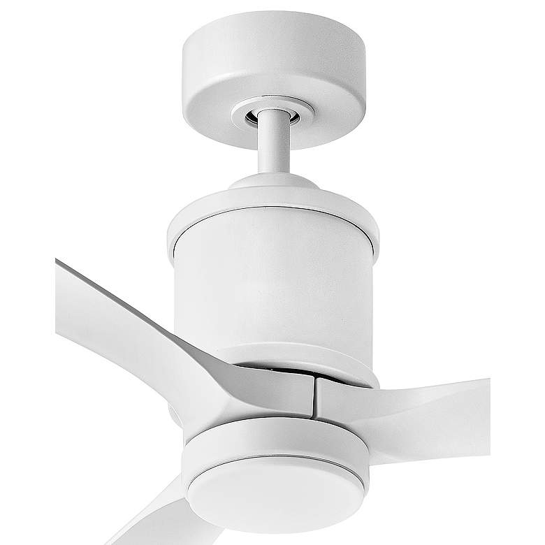 Image 3 60" Hinkley Hover Matte White Wet-Rated LED Smart Ceiling Fan more views