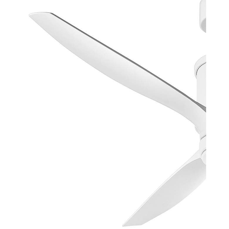 Image 4 60" Hinkley Hover Matte White Wet-Rated LED Smart Ceiling Fan more views
