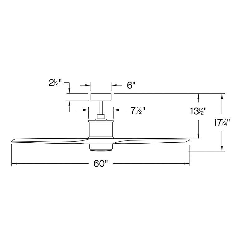Image 7 60" Hinkley Hover Matte White Wet-Rated LED Smart Ceiling Fan more views