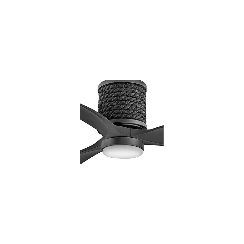 Image 4 60" Hinkley Marin Matte Black Damp Rated LED Smart Ceiling Fan more views