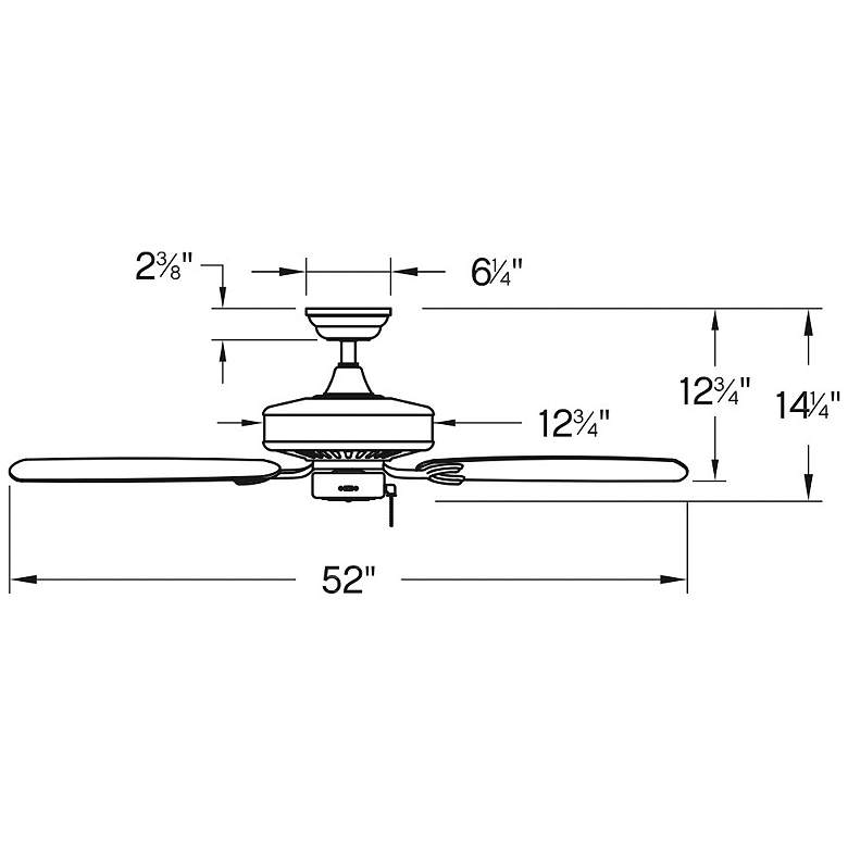 Image 6 60" Hinkley Oasis Chalk White Ceiling Fan more views