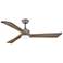 60" Hinkley Sculpt Graphite Outdoor LED Smart Ceiling Fan with Remote