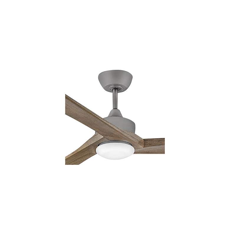 Image 3 60 inch Hinkley Sculpt Graphite Outdoor LED Smart Ceiling Fan with Remote more views