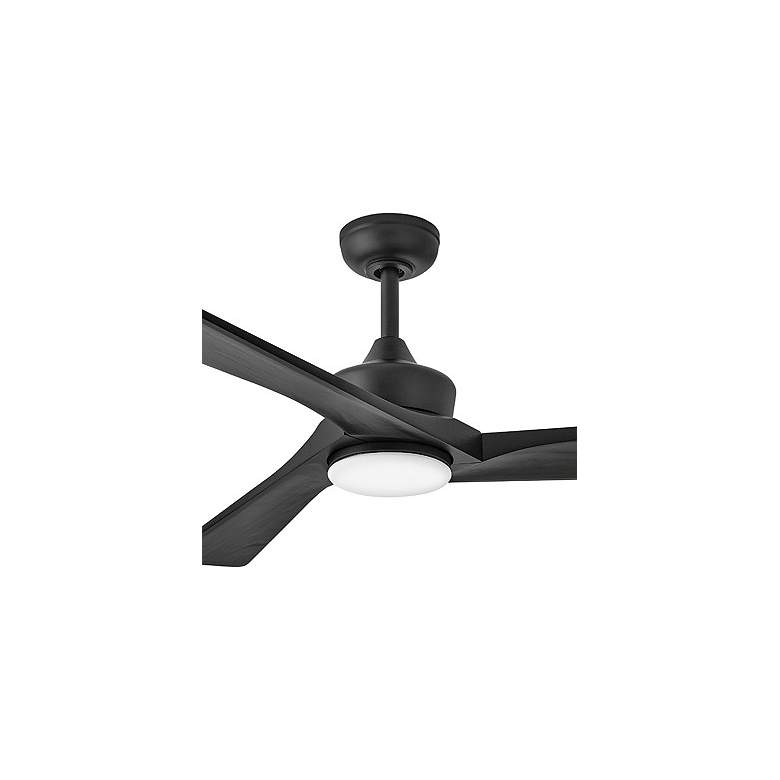 Image 2 60" Hinkley Sculpt Matte Black LED Smart Ceiling Fan more views