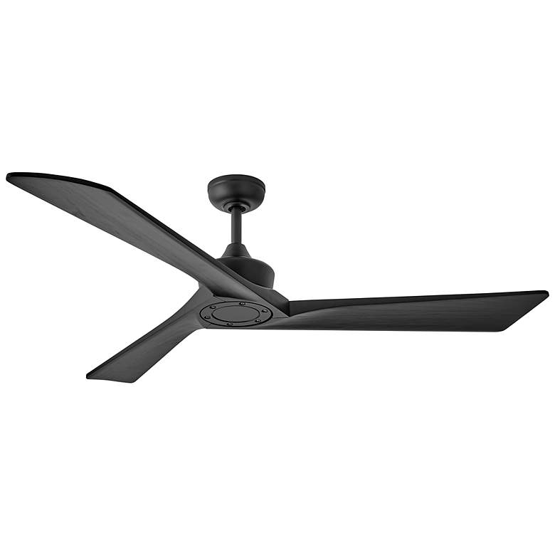 Image 4 60" Hinkley Sculpt Matte Black LED Smart Ceiling Fan more views