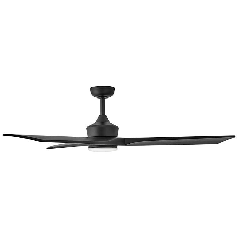 Image 5 60" Hinkley Sculpt Matte Black LED Smart Ceiling Fan more views