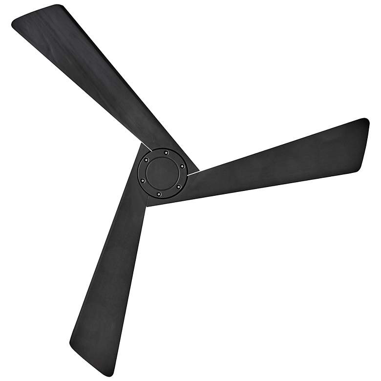 Image 6 60" Hinkley Sculpt Matte Black LED Smart Ceiling Fan more views