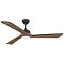 2_60" Hinkley Sculpt Matte Black Outdoor LED Smart Ceiling Fan more views