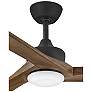 6_60" Hinkley Sculpt Matte Black Outdoor LED Smart Ceiling Fan more views