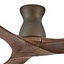 60" Hinkley Swell Matte Bronze Damp Rated Smart Hugger Ceiling Fan