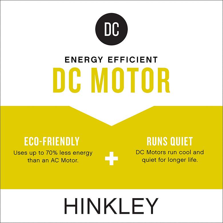 Image 5 60" Hinkley Swell Matte White 3-Blade Damp Rated Smart Ceiling Fan more views