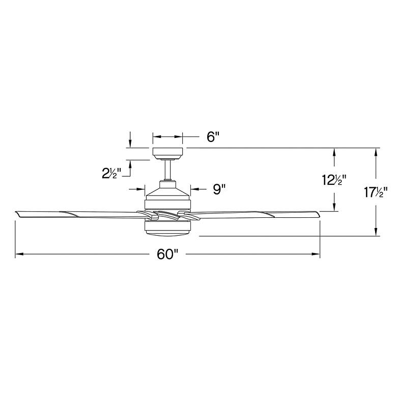Image 6 60" Hinkley Turbine LED Wet Rated 9-Blade Black Driftwood Smart Fan more views