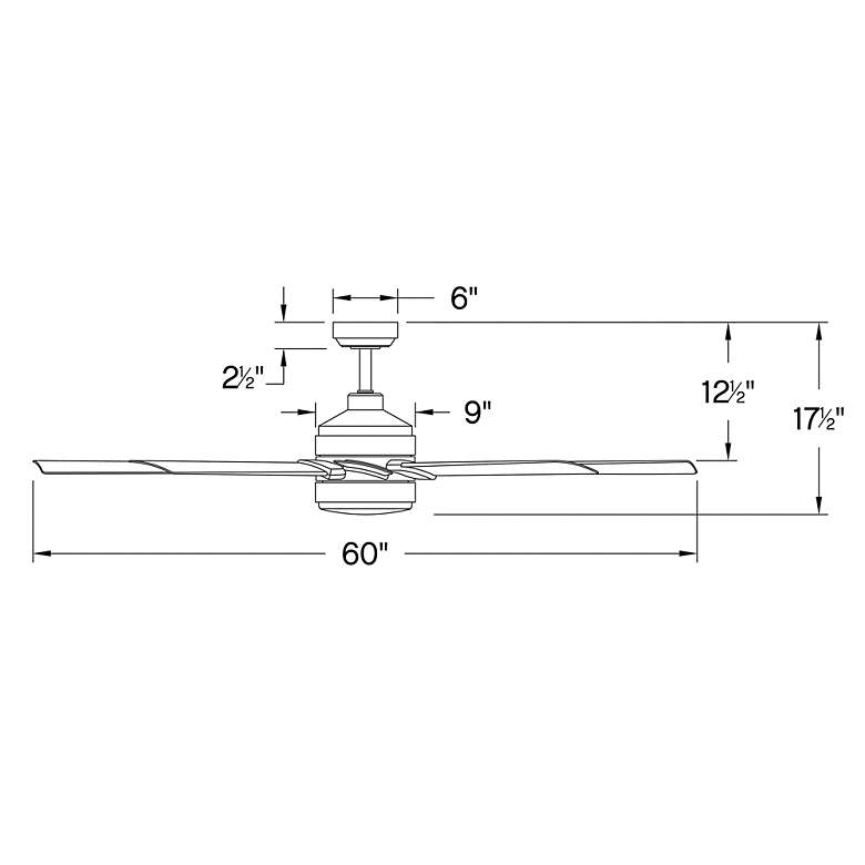 Image 6 60 inch Hinkley Turbine LED Wet Rated 9-Blade Black Driftwood Smart Fan more views