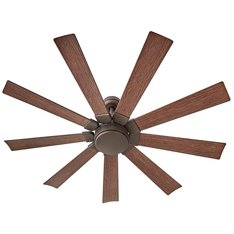 Image 3 60 inch Hinkley Turbine LED Wet Rated Bronze Walnut 9-Blade Smart Fan more views